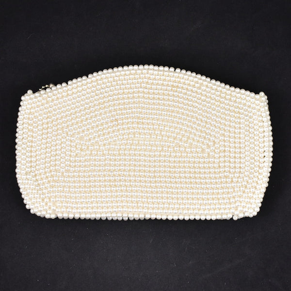 1950s Vintage Pearl & Bead Clutch Bag Cats Like Us
