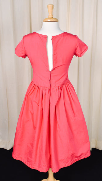 1950s Vintage Rasp Rhinestone Dress Cats Like Us