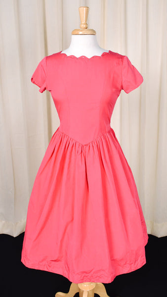 1950s Vintage Rasp Rhinestone Dress Cats Like Us