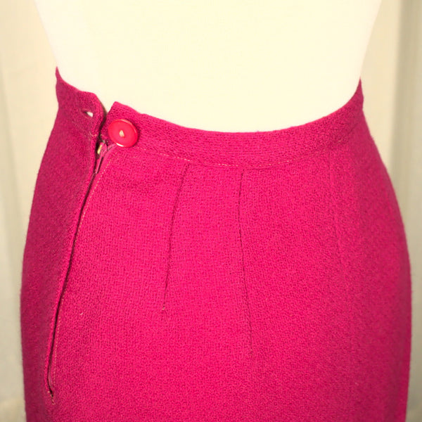 1950s Vintage Raspberry Pink Suit Cats Like Us