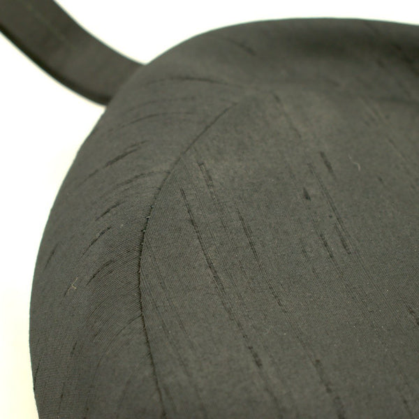 1950s Vintage Simple Black Beret Hat Cats Like Us