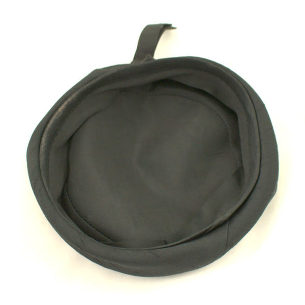 1950s Vintage Simple Black Beret Hat Cats Like Us