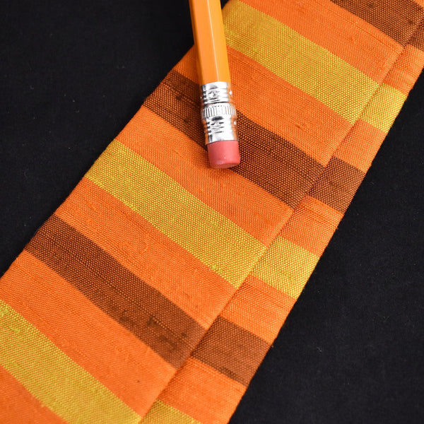 1950s Vintage Sunshine Striped Silk Tie Cats Like Us