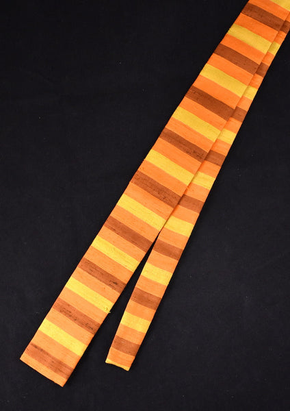 1950s Vintage Sunshine Striped Silk Tie Cats Like Us