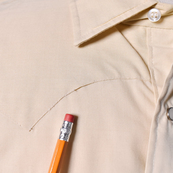 1950s Vintage Tan Western Shirt Cats Like Us