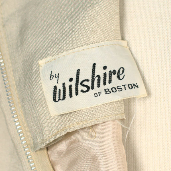 1950s Vintage Taupe Wiggle Dress Cats Like Us