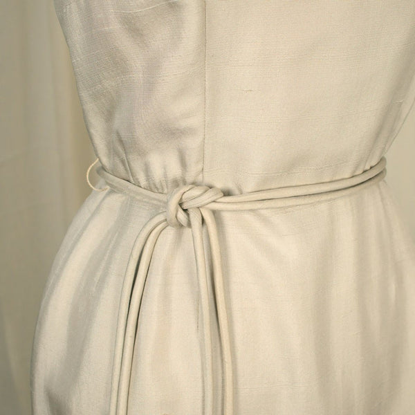 1950s Vintage Taupe Wiggle Dress Cats Like Us