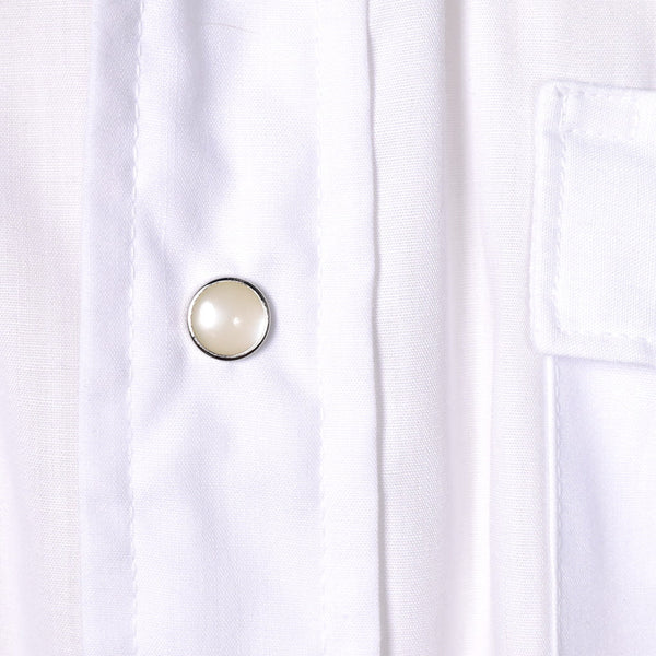 1950s Vintage White Western Shirt Cats Like Us