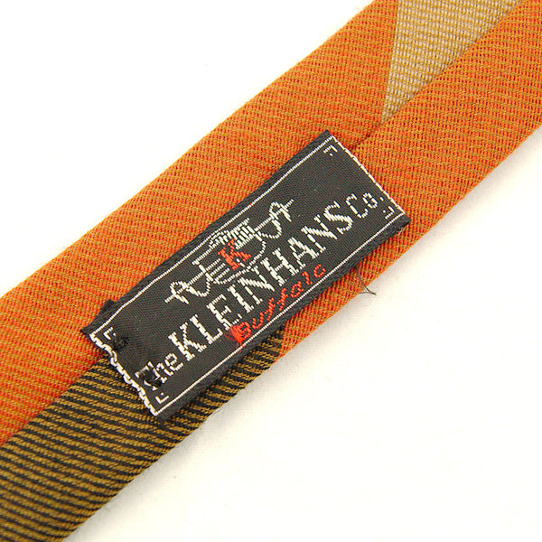 1950s Vintage Wool Brown Stripe Tie Cats Like Us