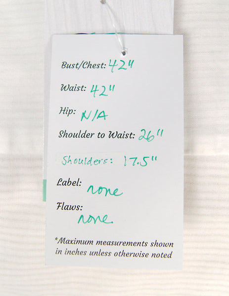 1950s White Circle Trim Shirt Cats Like Us