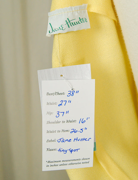 1950s Yellow Rhinestone Suit Cats Like Us