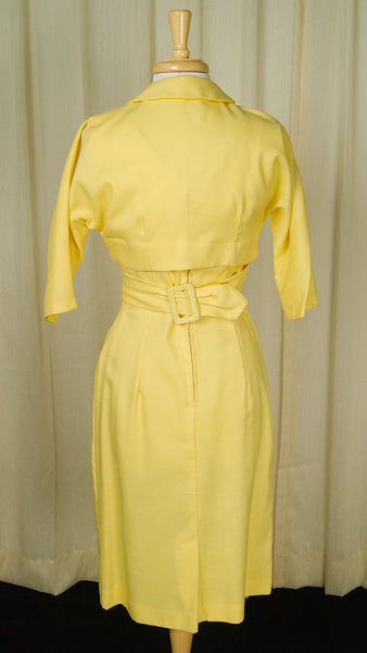 1950s Yellow Rhinestone Suit Cats Like Us