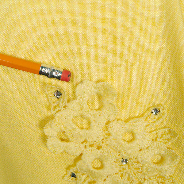 1950s Yellow Rhinestone Suit Cats Like Us