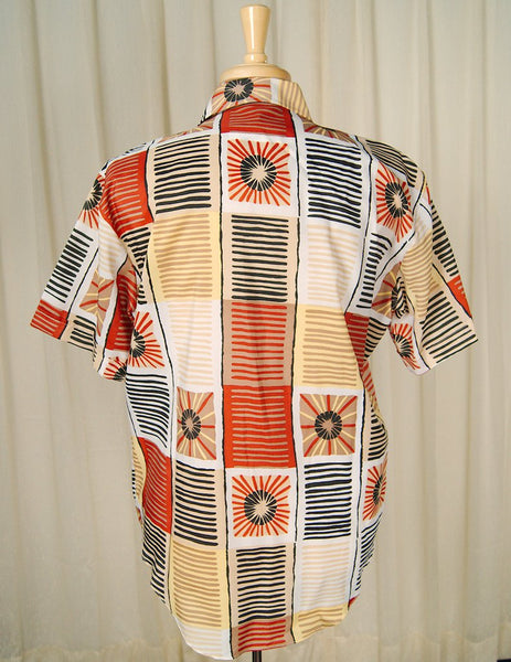 1960s Abstract Starburst Shirt Cats Like Us