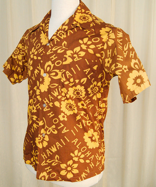 1960s Aloha Hawaii Shirt Cats Like Us