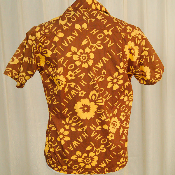 1960s Aloha Hawaii Shirt Cats Like Us