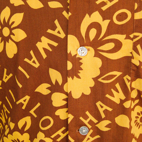 1960s Aloha Hawaii Shirt Cats Like Us