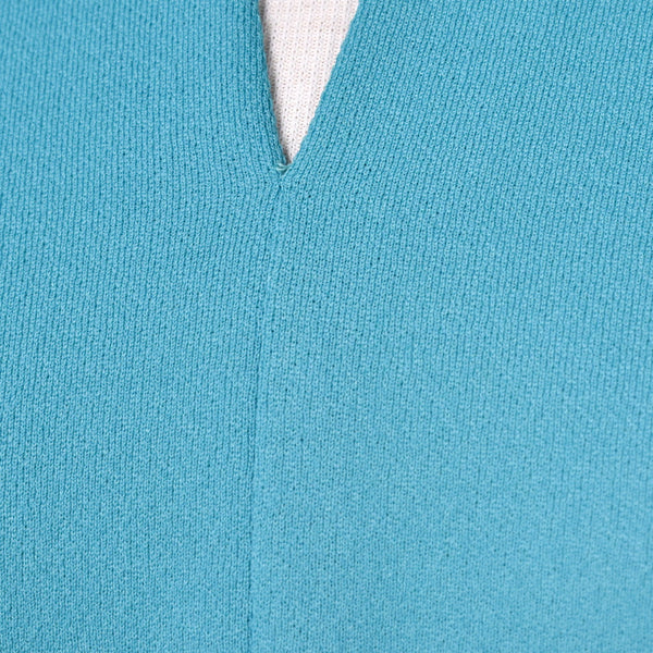 1960s Aqua Keyhole Maxi Dress Cats Like Us