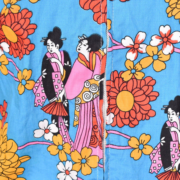 1960s Asian Ladies Vintage Shift Dress Cats Like Us