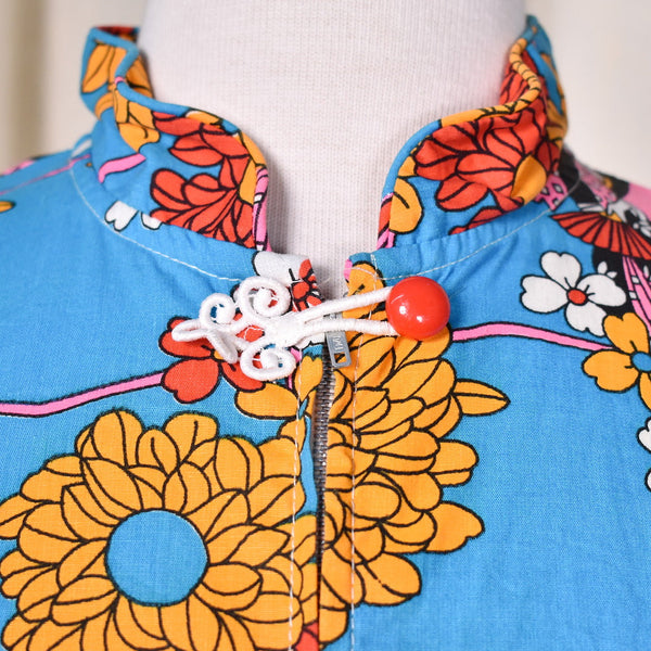 1960s Asian Ladies Vintage Shift Dress Cats Like Us