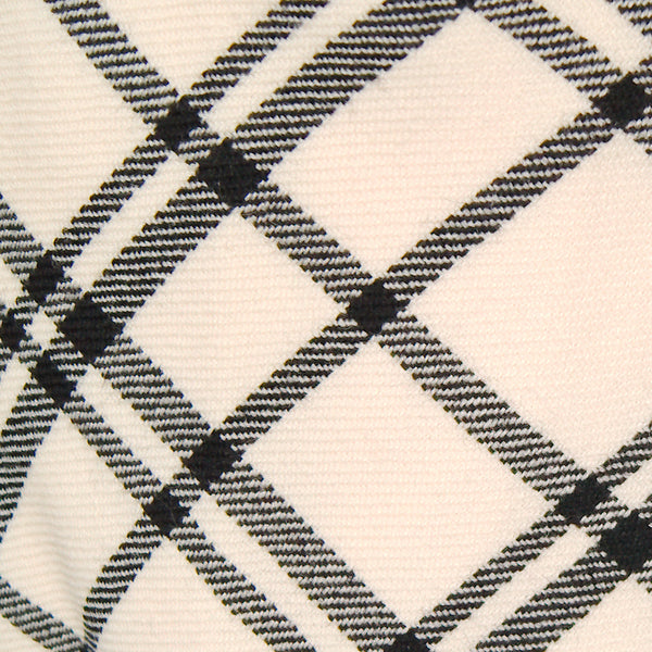 1960s Beige & Black Check Skirt Cats Like Us