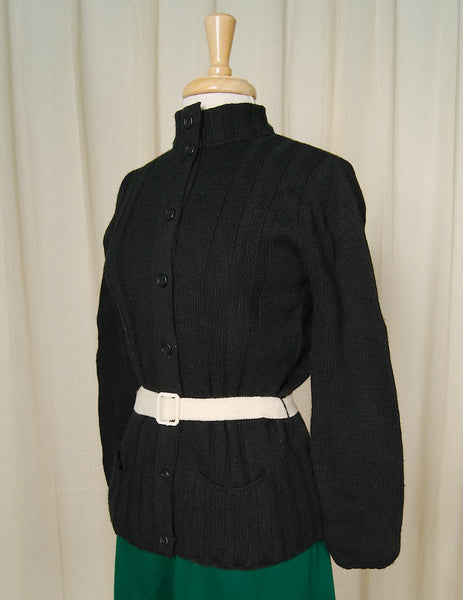 1960s Black Belted Cardigan Cats Like Us