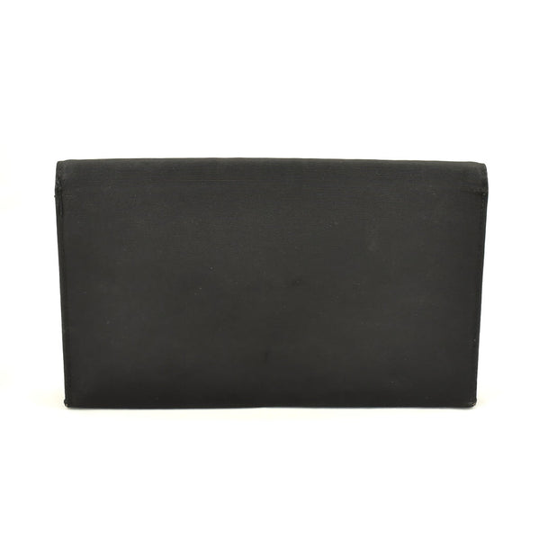 1960s Black Bow Clutch Bag Cats Like Us
