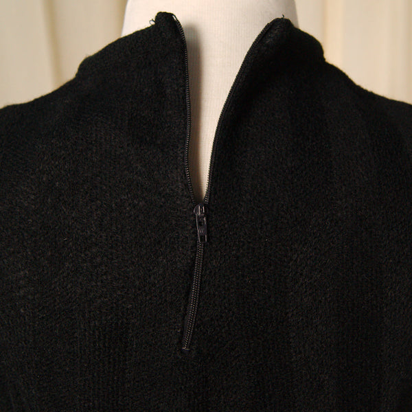 1960s Black Chevron Tunic Cats Like Us