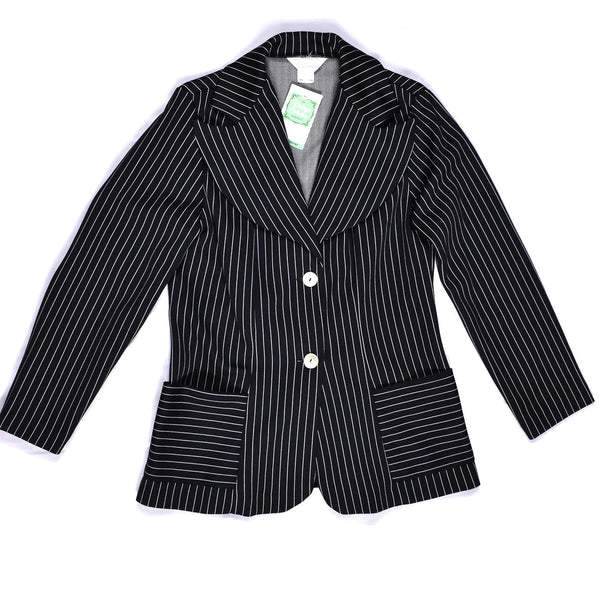 1960s Black Pinstripe Pant Suit Cats Like Us