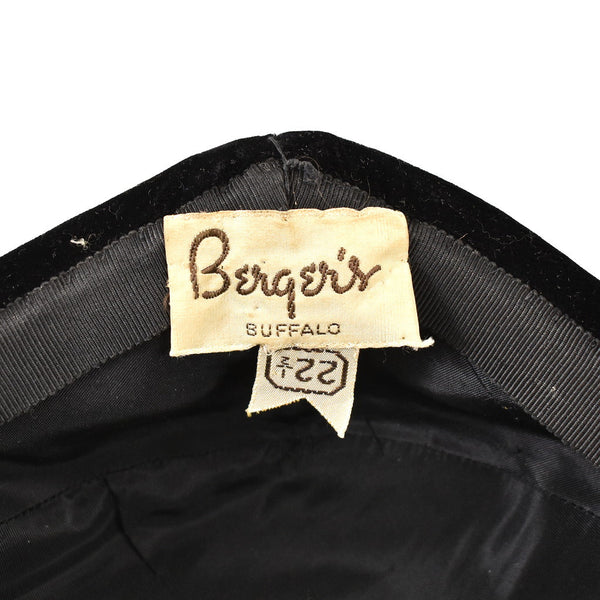 1960s Black Velvet Loop Vintage Top Hat Cats Like Us