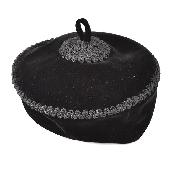 1960s Black Velvet Loop Vintage Top Hat Cats Like Us