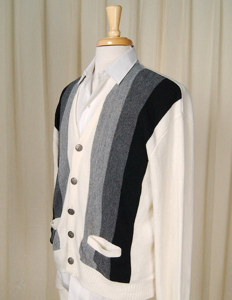 1960s Black & White Cardigan Cats Like Us