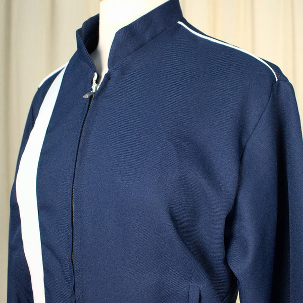 1960s Blue Racing Jacket Cats Like Us