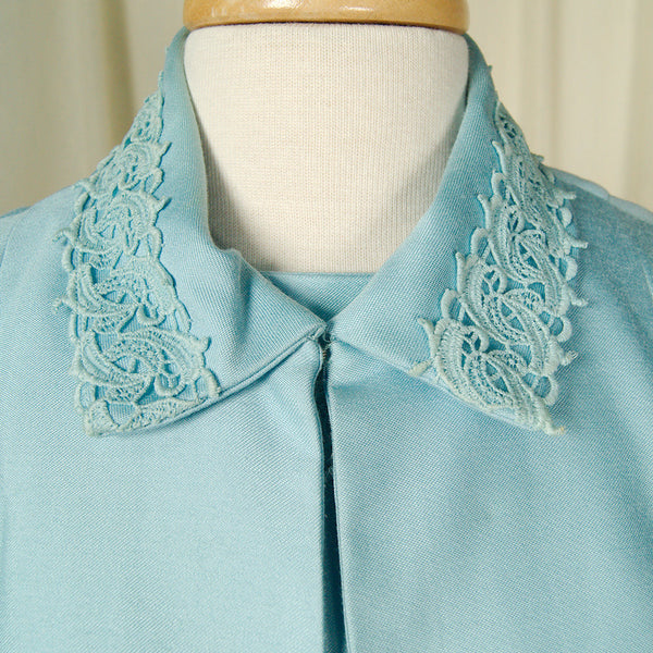 1960s Blue Shift w Coat Dress Cats Like Us