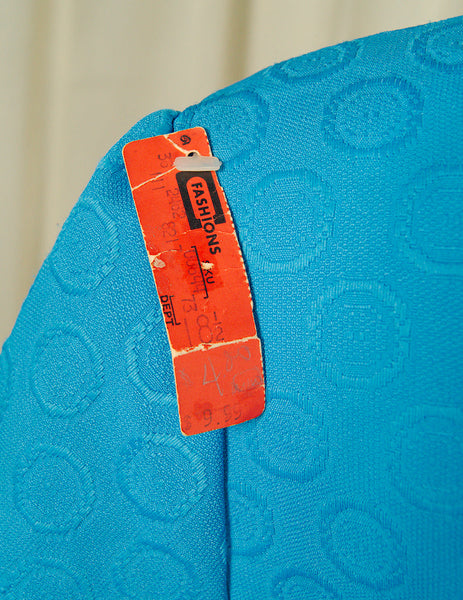 1960s Blue Smock Shirt Dress Cats Like Us