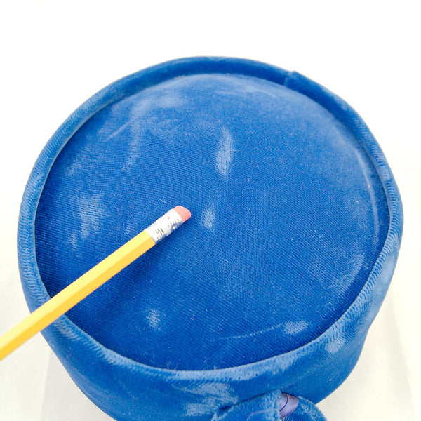1960s Blue Velvet Pillbox Hat Cats Like Us