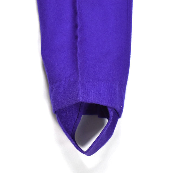 1960s Bright Purple Stirrup Pants Cats Like Us