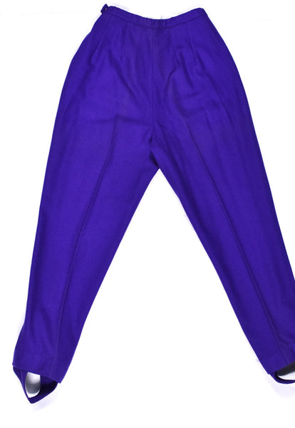 1960s Bright Purple Stirrup Pants Cats Like Us