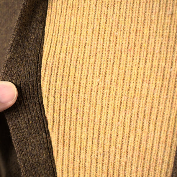 1960s Brown Faux Layer Sweater Cats Like Us