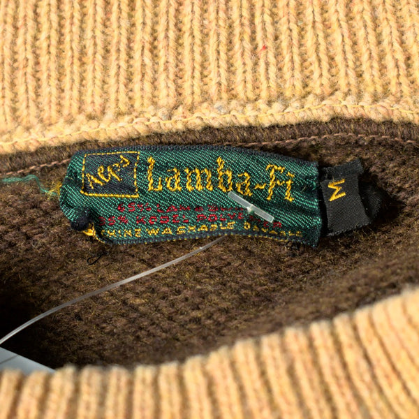 1960s Brown Faux Layer Sweater Cats Like Us