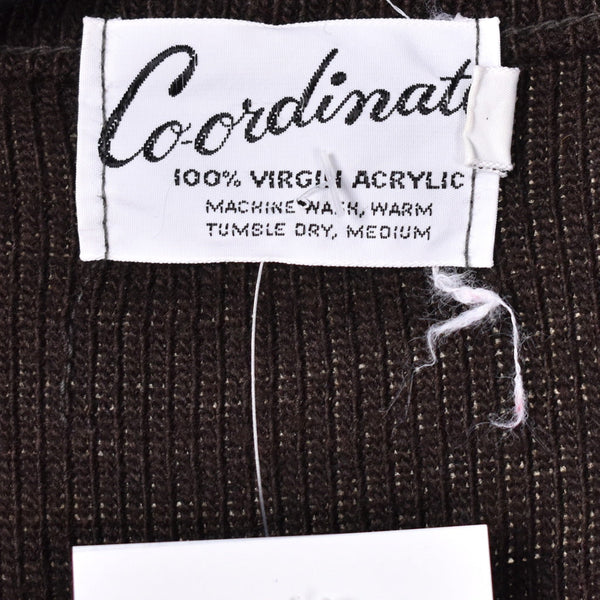 1960s Brown Plaid Knit Vest Cats Like Us