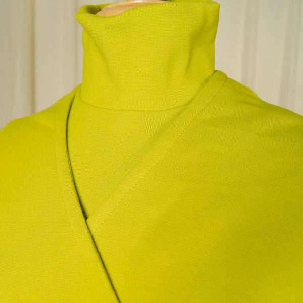 1960s Chartreuse Skirt Suit Cats Like Us