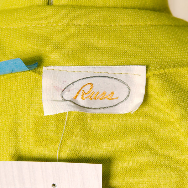 1960s Chartreuse Skirt Suit Cats Like Us