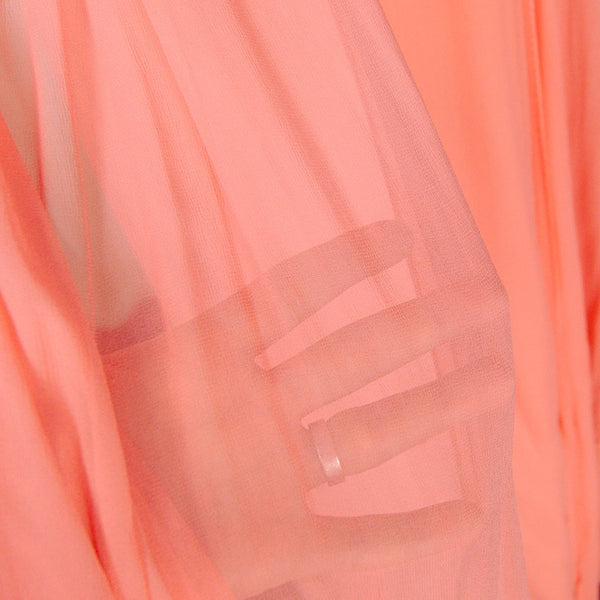 1960s Coral Beaded Maxi Dress Cats Like Us