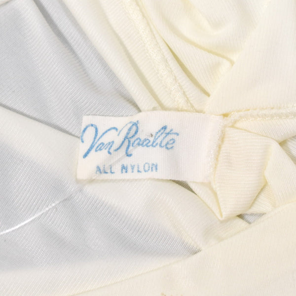 1960s Cream Lace Vintage Half Slip W20-30 Cats Like Us