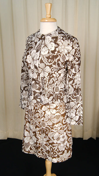 1960s Floral Chic Skirt Set Cats Like Us