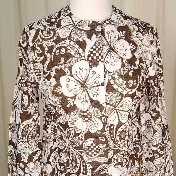 1960s Floral Chic Skirt Set Cats Like Us