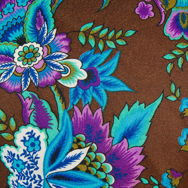 1960s Floral Paisley Maxi Dress Cats Like Us