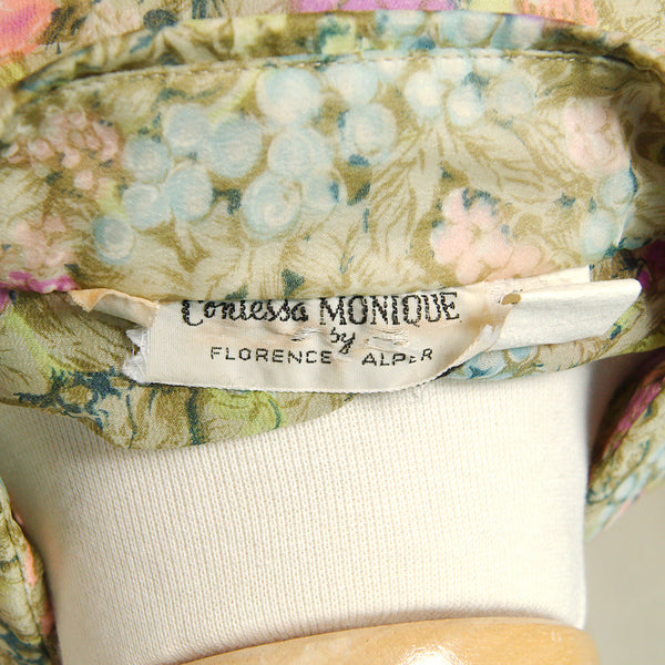 1960s Fruit Blouse Shirt Cats Like Us