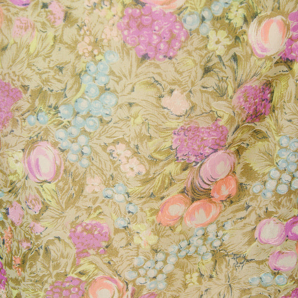 1960s Fruit Blouse Shirt Cats Like Us